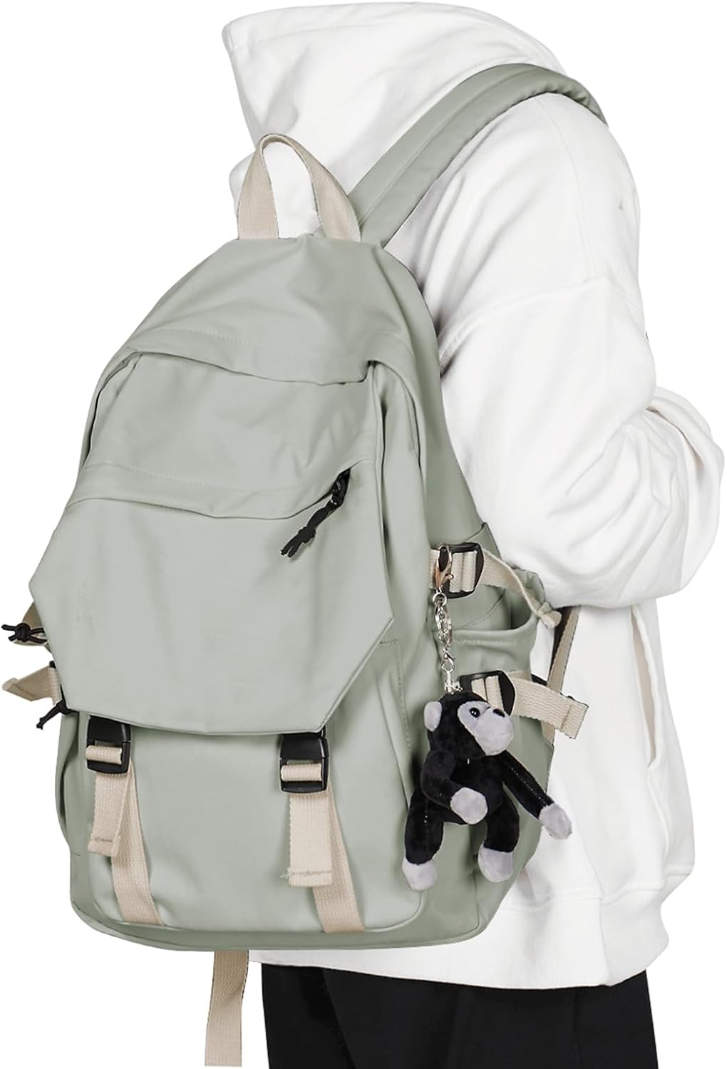 LAPOLAR Lightweight School Bag College Laptop Backpack for Men Women Travel bag High School Middle Bookbag for Boy Girls