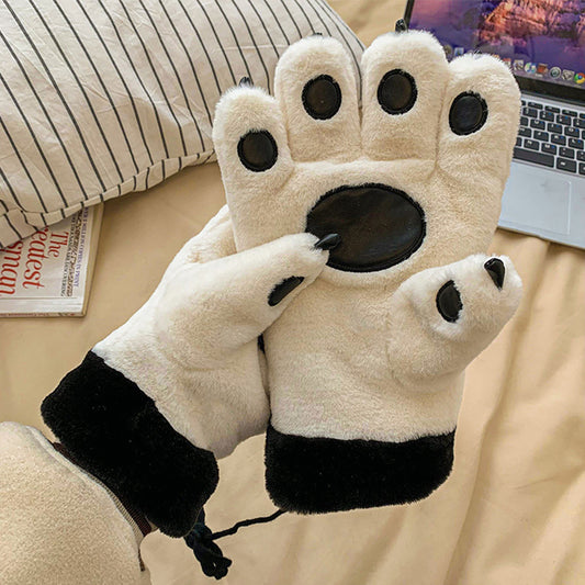 Thickened Cycling Plush Gloves
