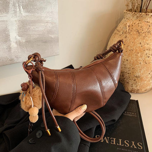 Casual Retro Bag Women 2025 Messenger Bag Commuter Croissant Bag