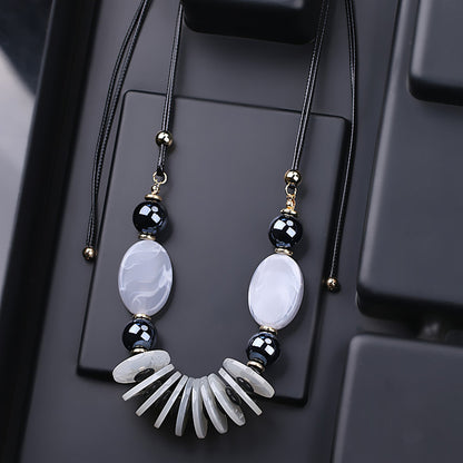 New Style Personality Temperament Small Skirt Shirt Necklace