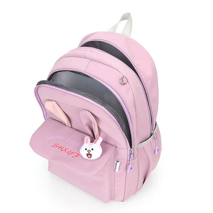 Elementary School Student Backpack with Rabbit Ears