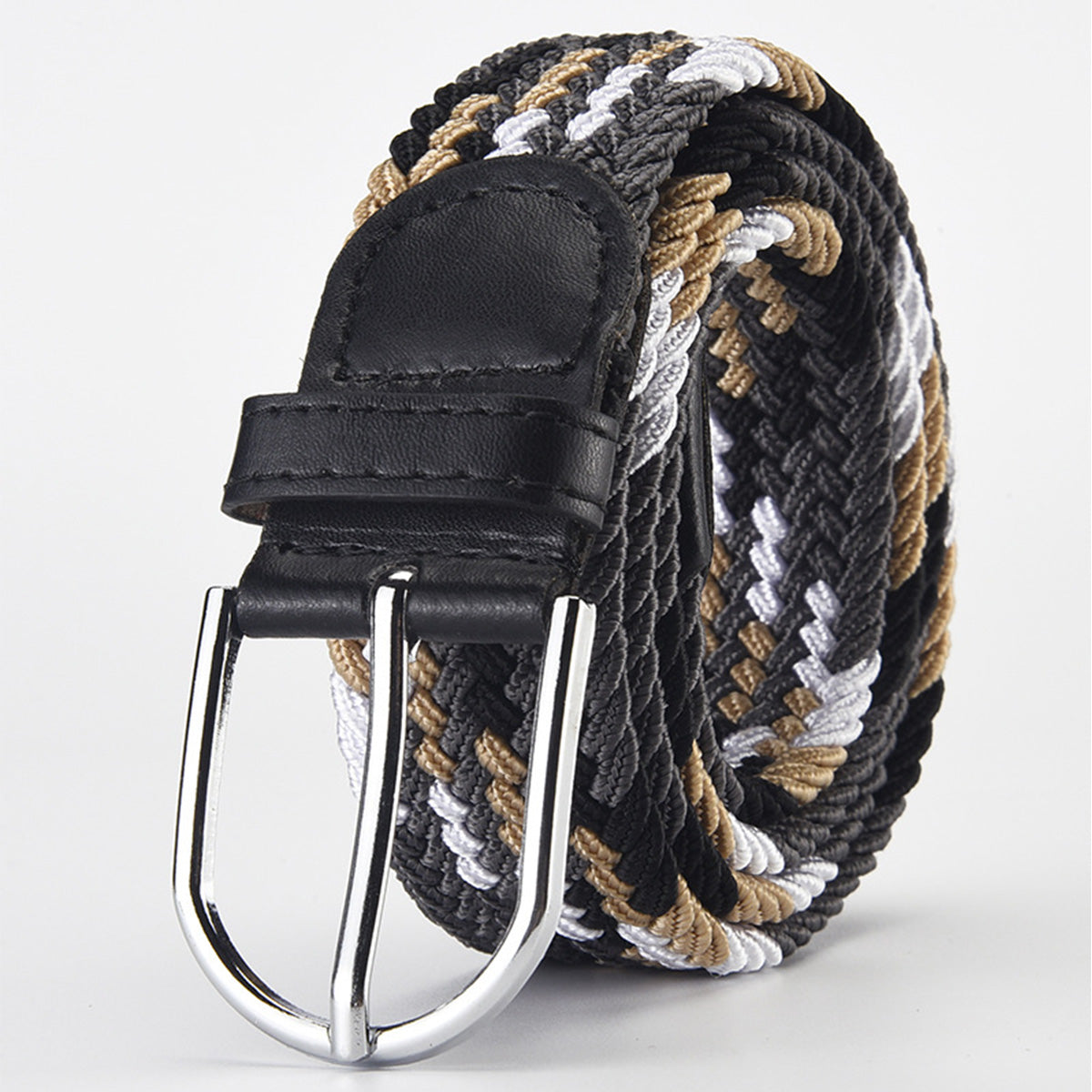 Woven Elastic Casual Men's Belt