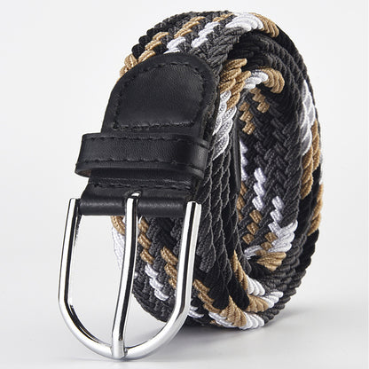 Woven Elastic Casual Men's Belt