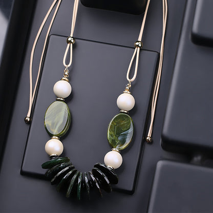 New Style Personality Temperament Small Skirt Shirt Necklace