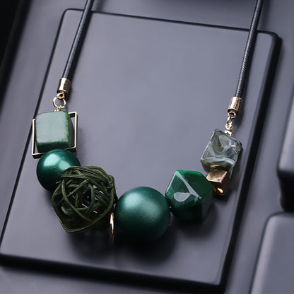 New Style Personality Temperament Small Skirt Shirt Necklace