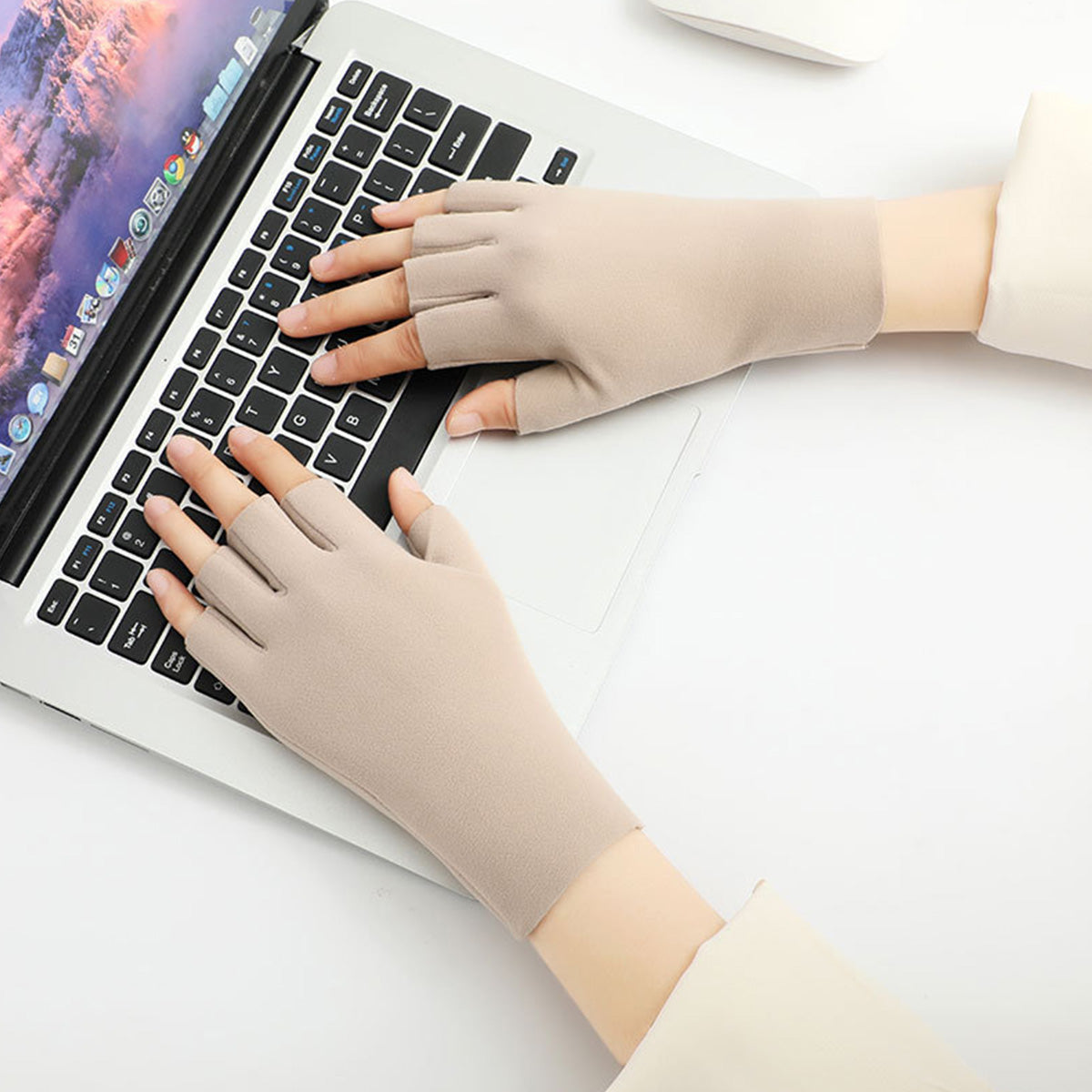 Warm Half-finger Touch Screen Gloves