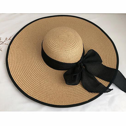 Extra Large Brim Straw Hat for Women