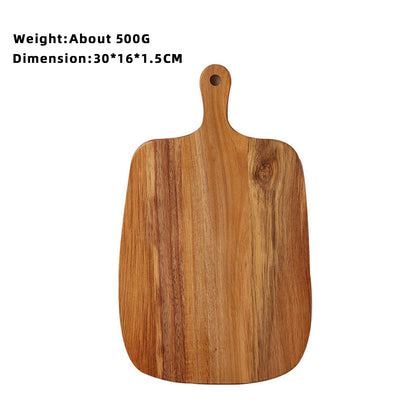 Acacia Wood Portable Cutting Board Fruit Board