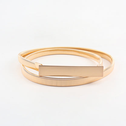 Spring Chain Fashion Korean Style Metal Elastic Waist Chain