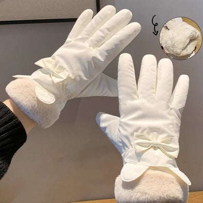 Warm Plush Thick Waterproof Gloves