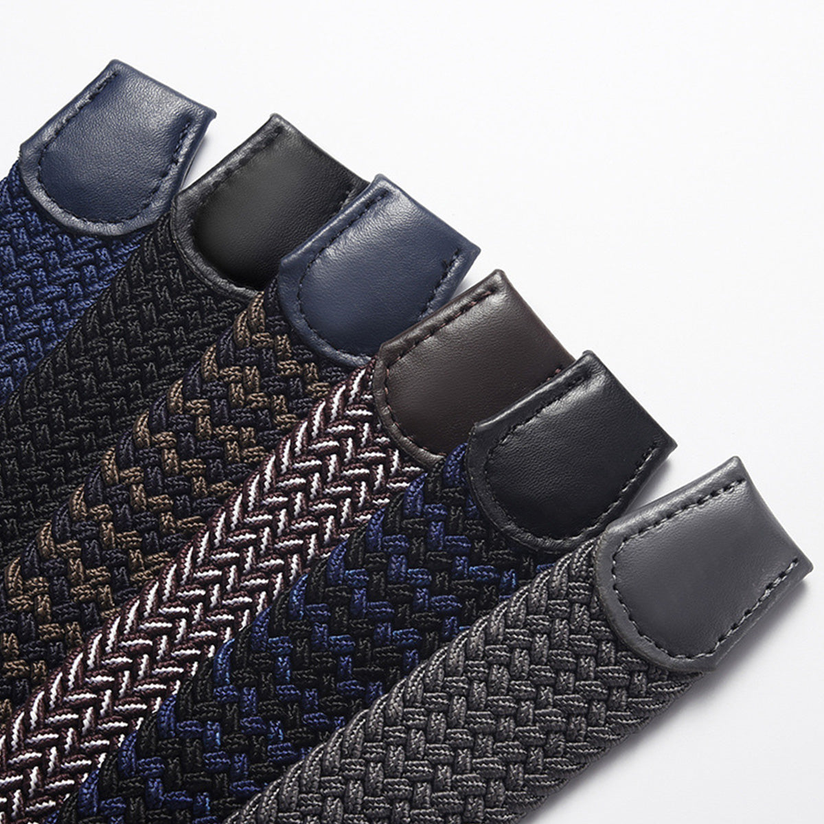 Woven Elastic Casual Men's Belt
