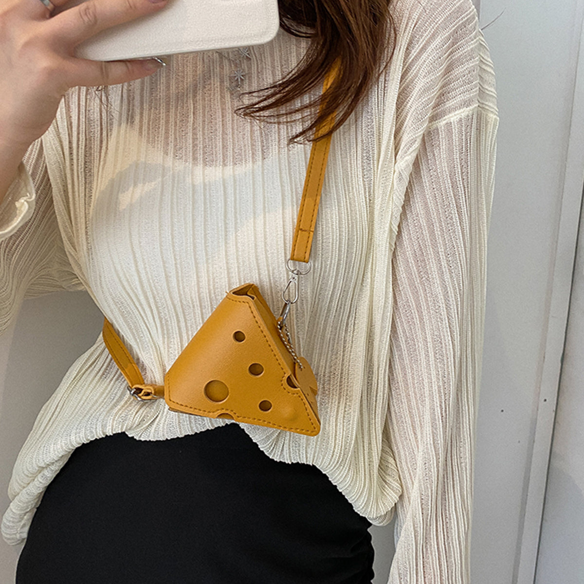 Women Cheese Bag Shoulder Crossbody Bag