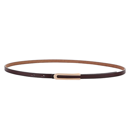 Small Leather Belt for Women's Dress