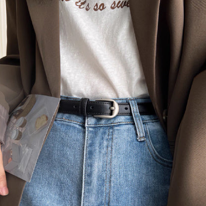 Women's Pin Buckle Leather Casual belt