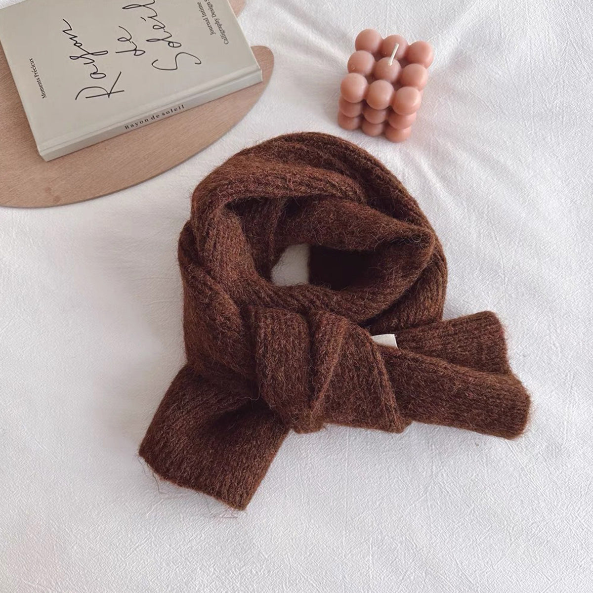 Children's Warm Wool Knitted Scarf