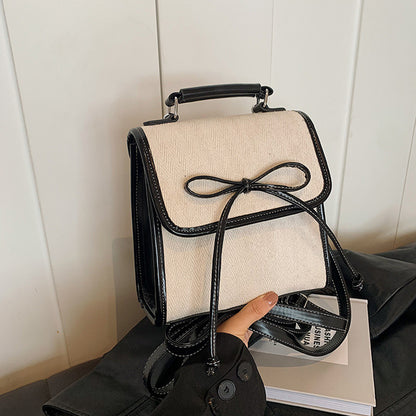 Korean Style Bow Shoulder Bag Square Handbag Shoulder Bag