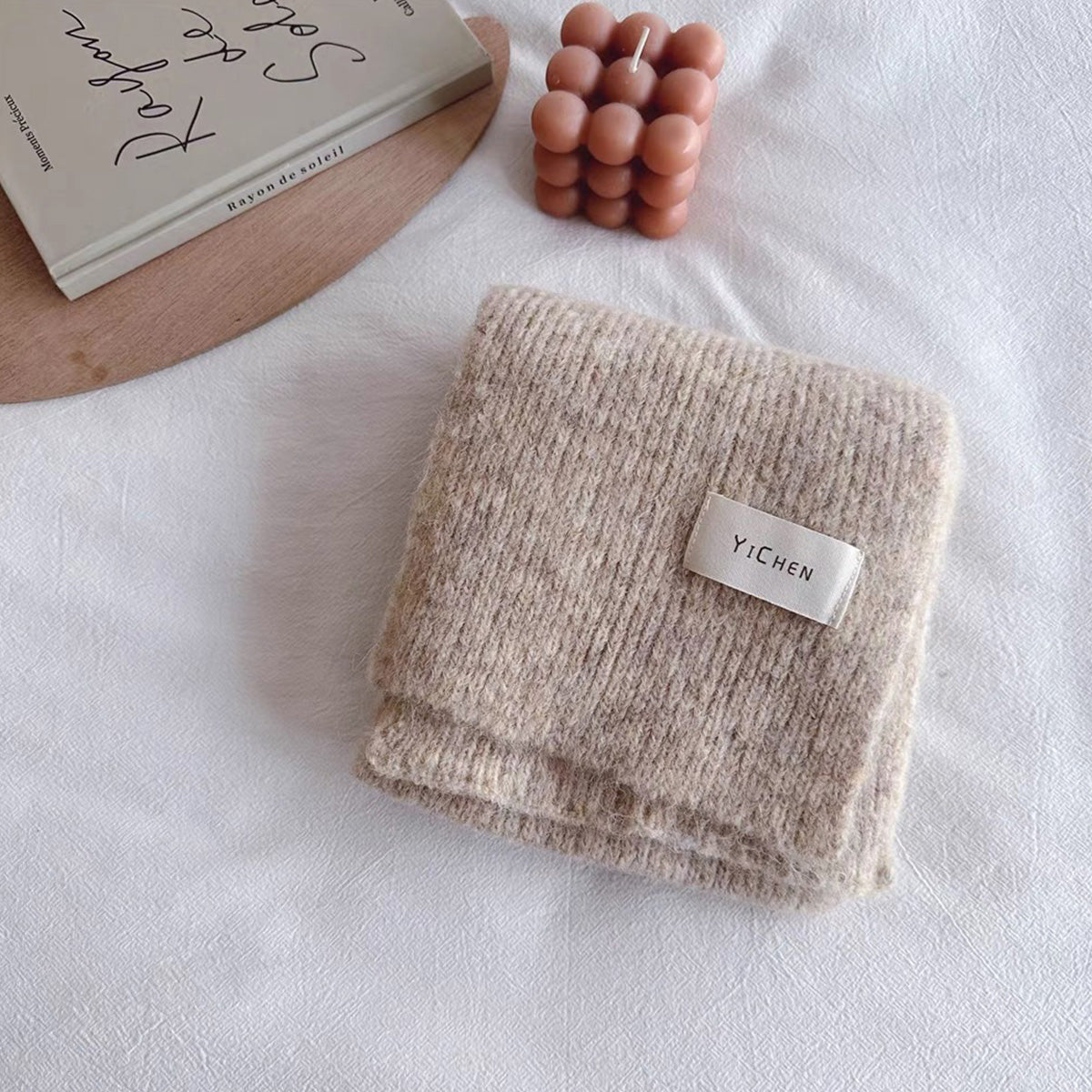 Children's Warm Wool Knitted Scarf