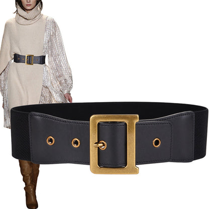Women's Elastic Wide Belt Accessories