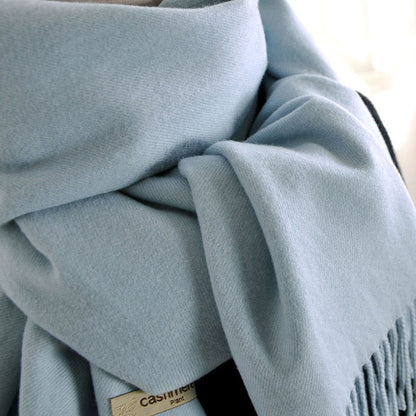 Solid Color Imitation Cashmere Scarf for Women Solid Color Scarf