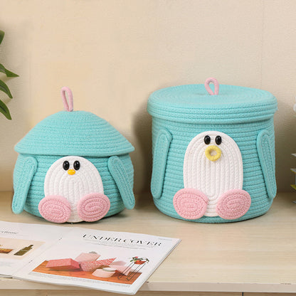 Cotton Rope Woven Storage Basket Storage Box