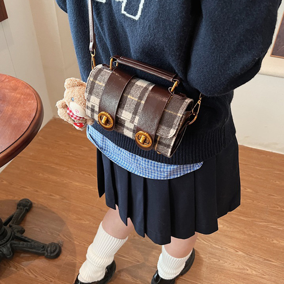 Red Berry Handbag for Women Shoulder Crossbody Small Bag