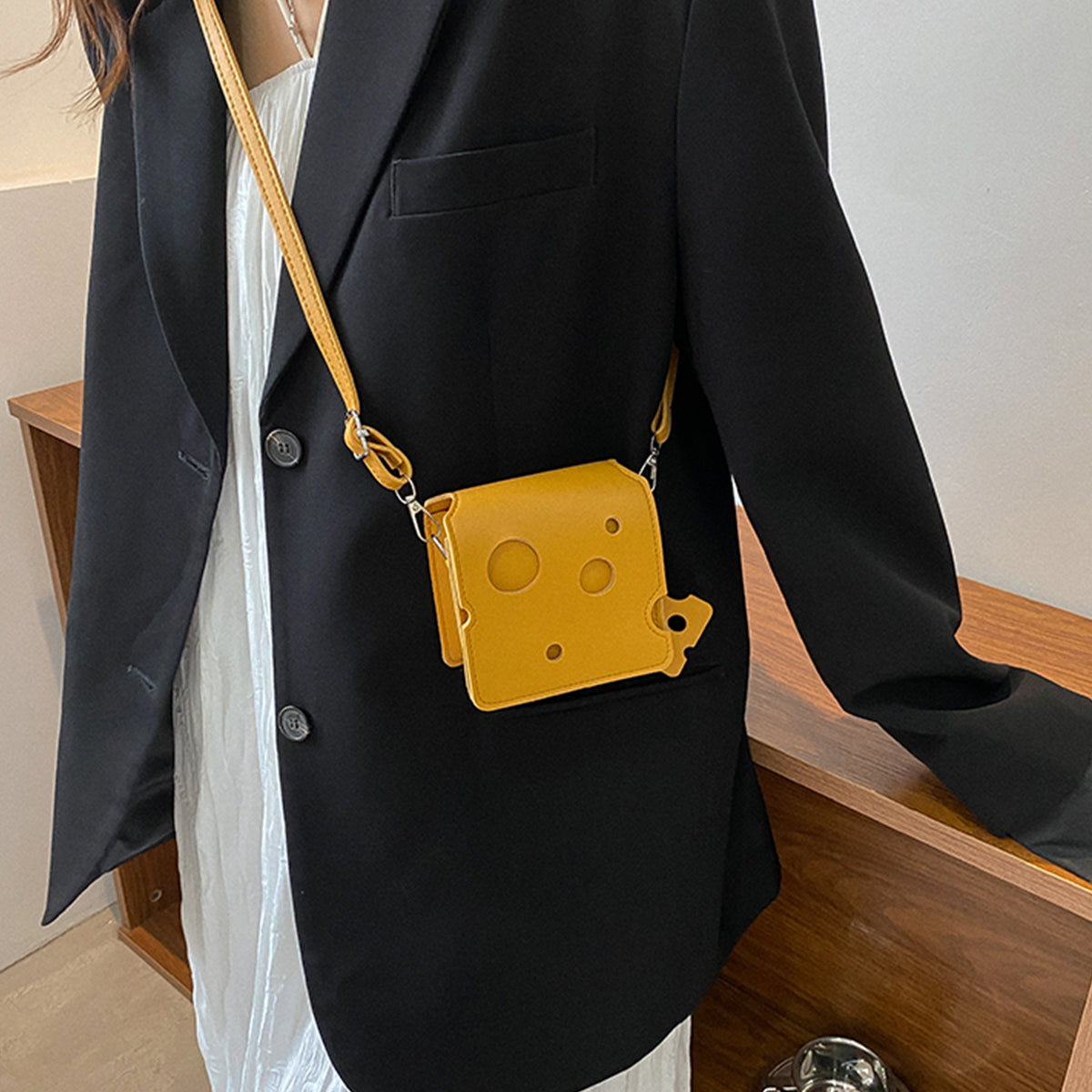Women Cheese Bag Shoulder Crossbody Bag