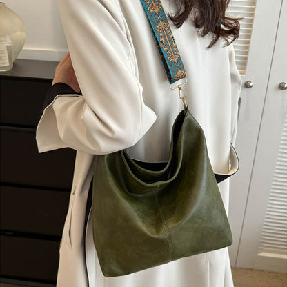 Single Shoulder Crossbody Large Capacity PU Bag