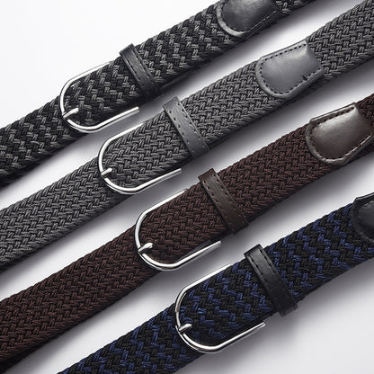 Woven Elastic Casual Men's Belt