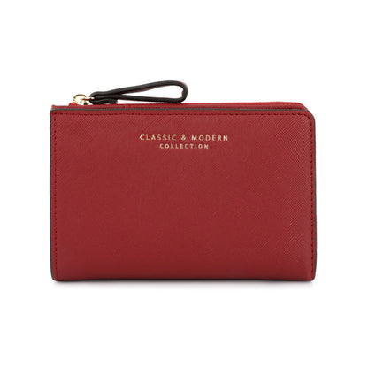 Cross Pattern PU Wallet for Women