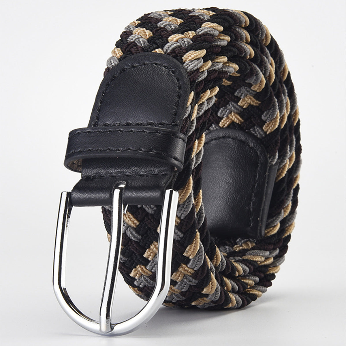 Woven Elastic Casual Men's Belt