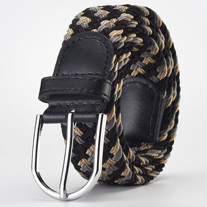 Woven Elastic Casual Men's Belt
