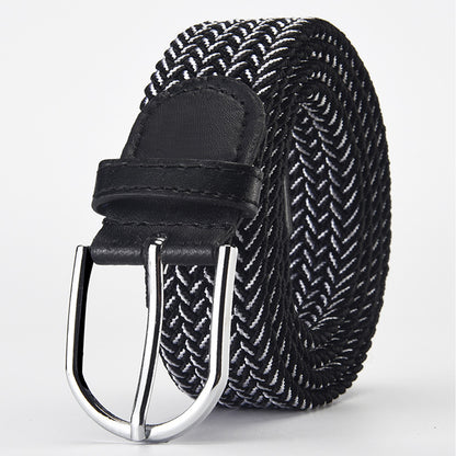 Woven Elastic Casual Men's Belt