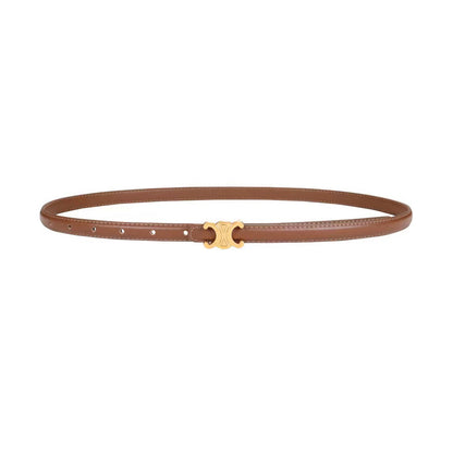 Women's Double C Smooth Buckle Belt