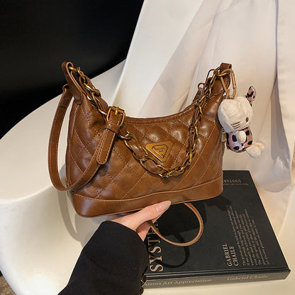 One-Shoulder Crossbody Underarm Chain Bag