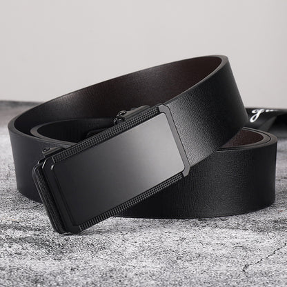 Men's Trendy Business Belt Without Toothless Buckle