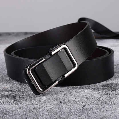 Men's Trendy Business Belt Without Toothless Buckle
