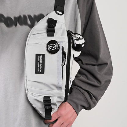 Large Capacity Cycling Waist Bag Messenger Bag