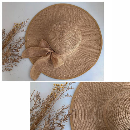 Extra Large Brim Straw Hat for Women