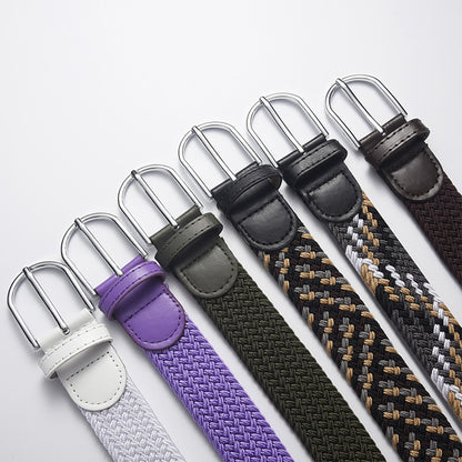 Woven Elastic Casual Men's Belt