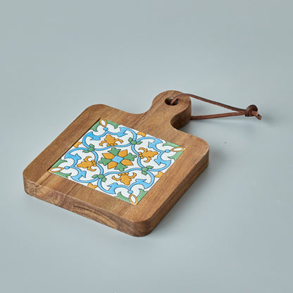 Japanese Style Solid Wood Tile Heat-insulating Pot Mats