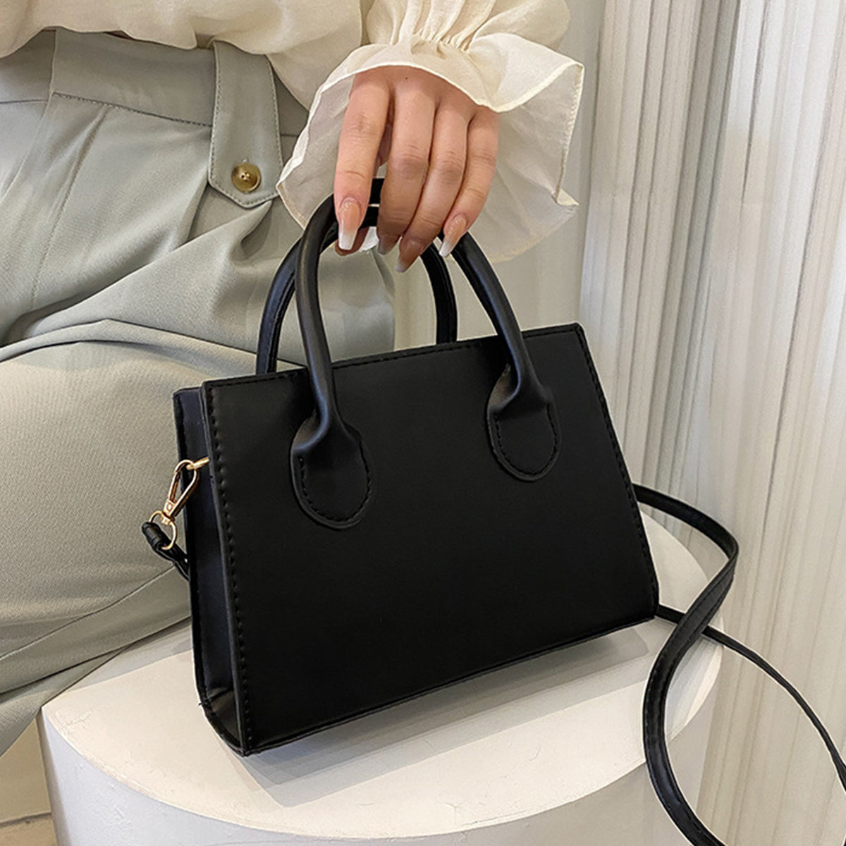 Retro Messenger Bag Casual Fashion Handbag Small Square Bag