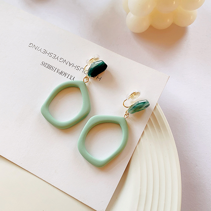 Etro Hong Kong Style Design Acrylic Earrings