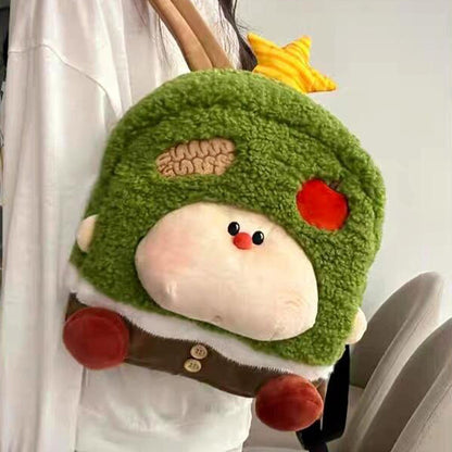 Apple Tree Schoolbag Cartoon Girl Doll Backpack