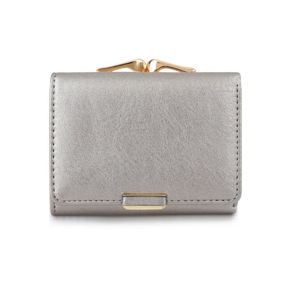 High-Grade Leather Creative Handmade Ladies Short Wallet
