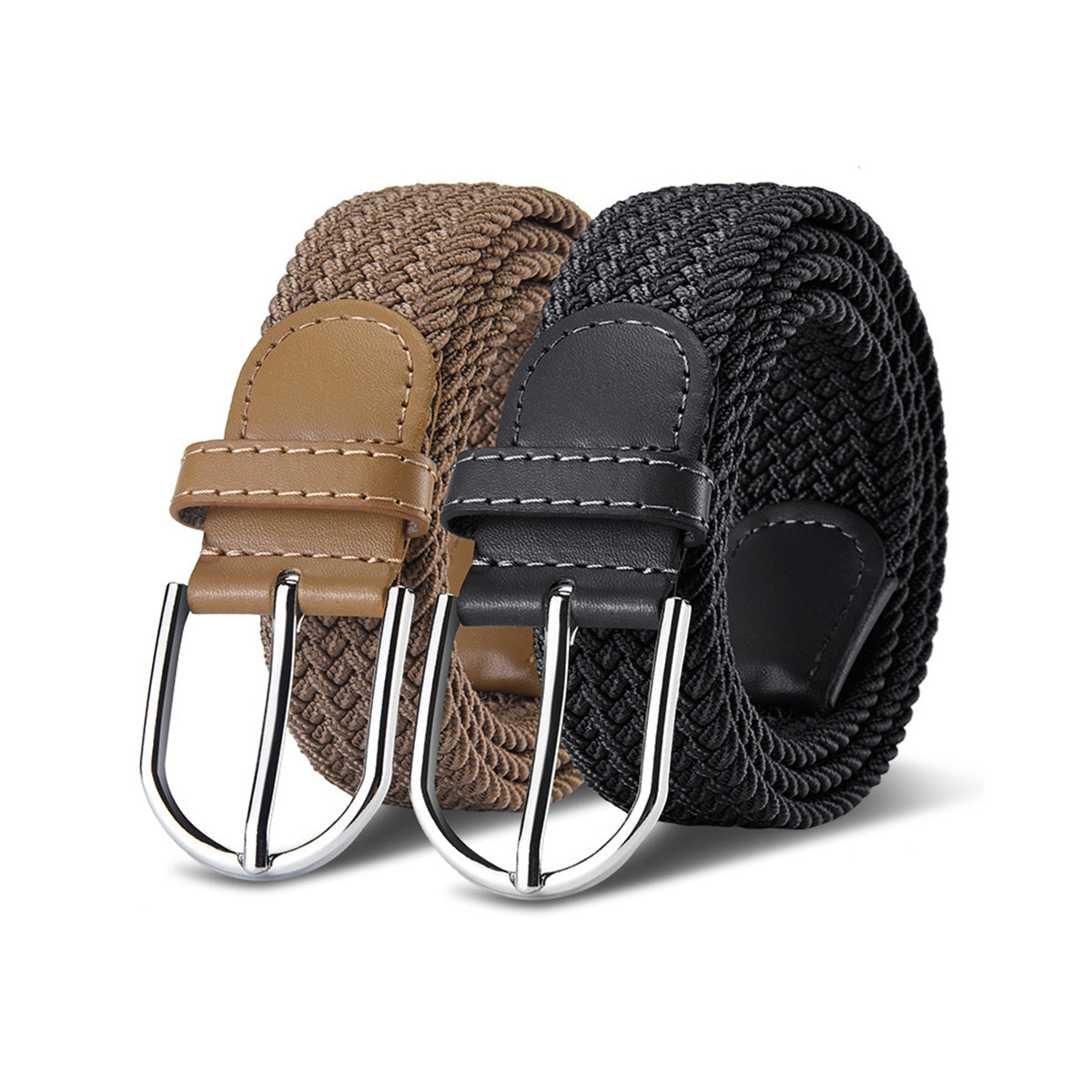 Woven Elastic Casual Men's Belt