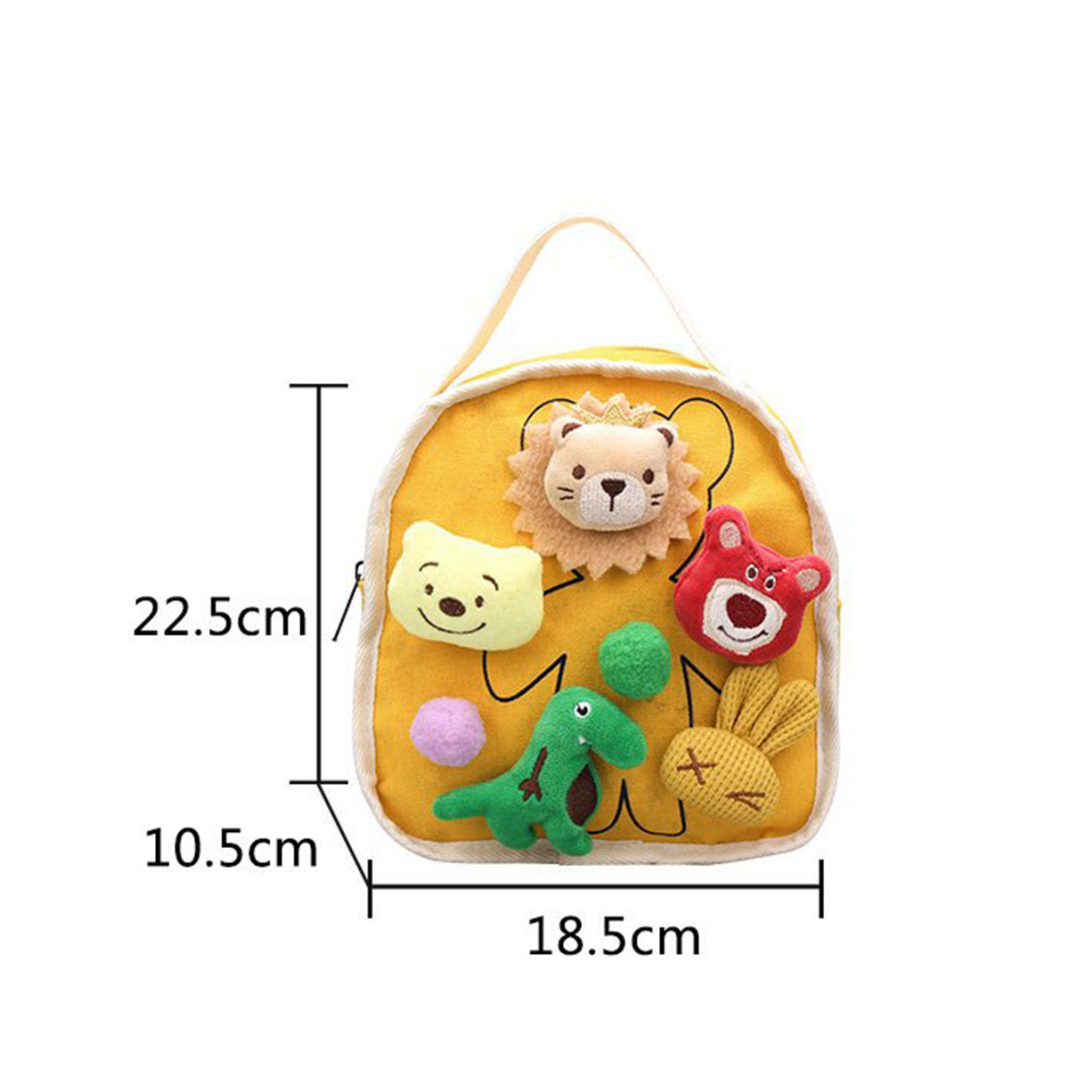 Korean Version Children's Schoolbag Cartoon Canvas Backpack
