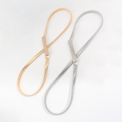 Spring Chain Fashion Korean Style Metal Elastic Waist Chain