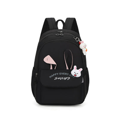 Elementary School Student Backpack with Rabbit Ears