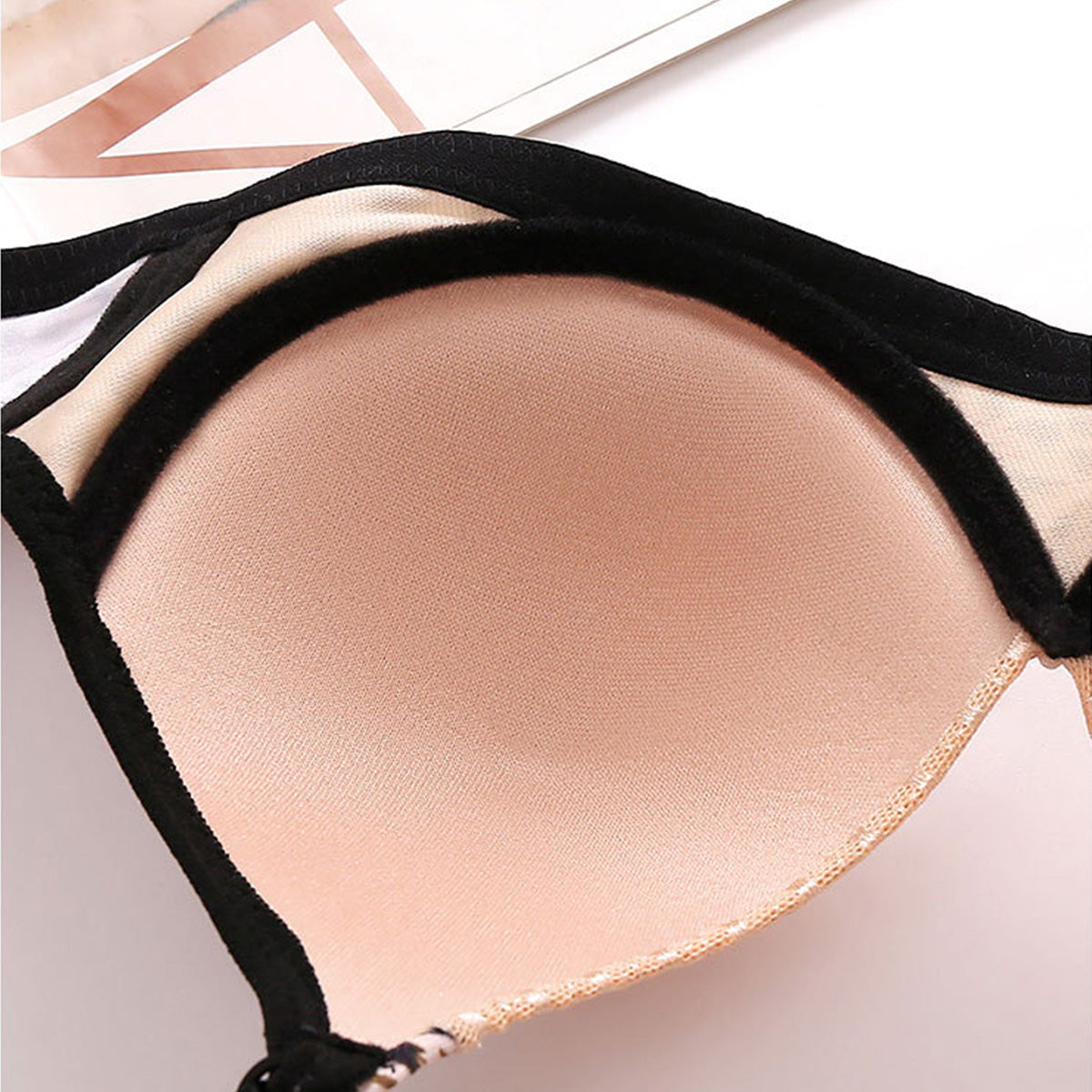 Comfortable Leopard Print Underwire-Free Bra