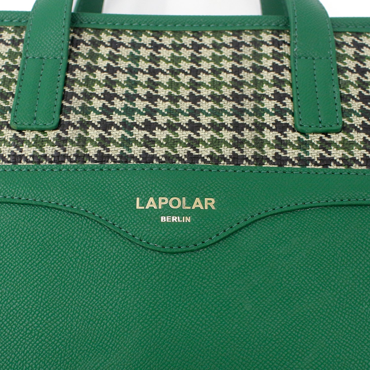 Lapolar Black and Green Street Bag
